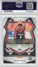 Anthony Edwards 2020 Panini Prizm Draft Pick Crusade Rookie Card #81 (PSA)