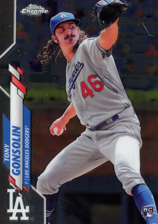 Tony Gonsolin 2020 Topps Chrome Rookie Card