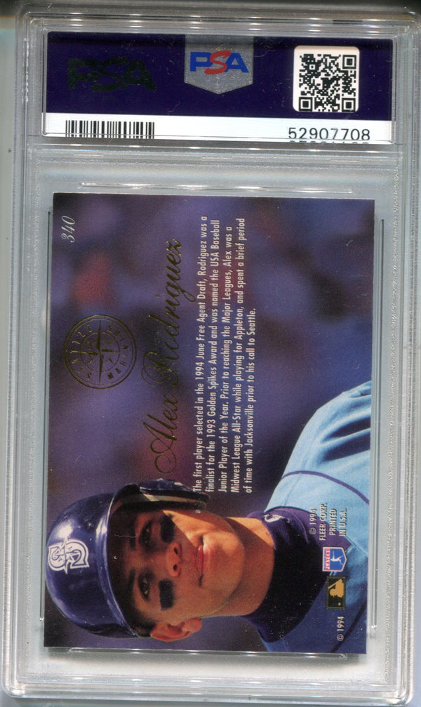 Alex Rodriguez 1994 Flair #340 (PSA NM 7) Card