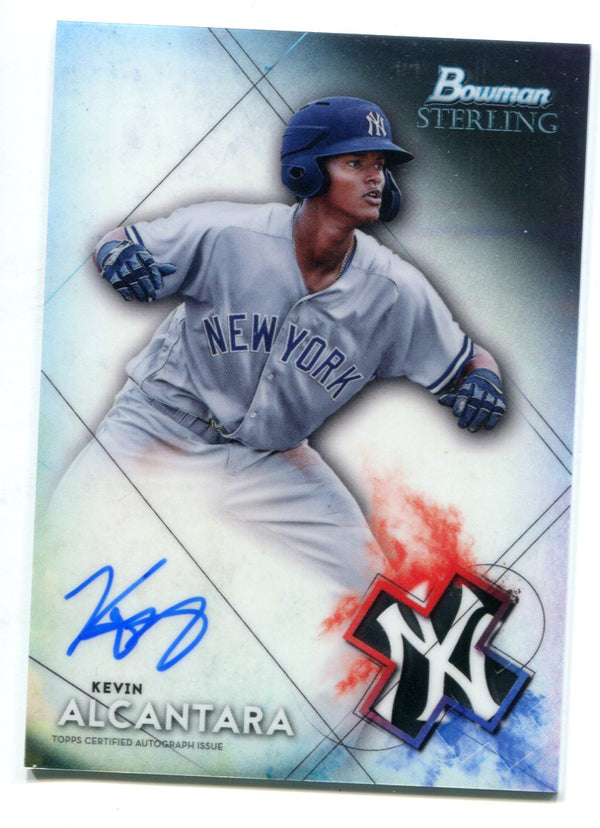 Kevin Alcantara 2021 Bowman Sterling #BSPAKA Autographed Card