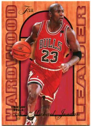 Michael Jordan Fleer Hardwood Leader 1995