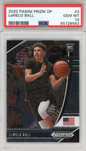 LaMelo Ball 2020 Panini Prizm Draft Pick Rookie Card #3 (PSA)