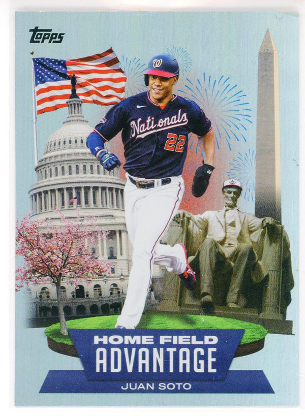 Juan Soto 2022 Topps Home Field Advantage Card #HA-4