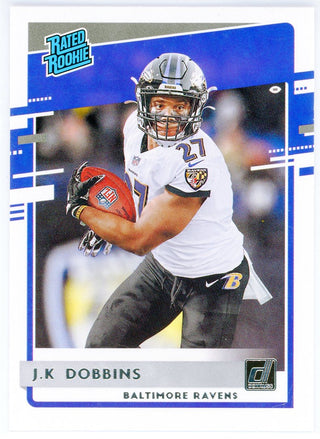 JK Dobbins 2020 Panini Donruss Rated Rookie Card #311