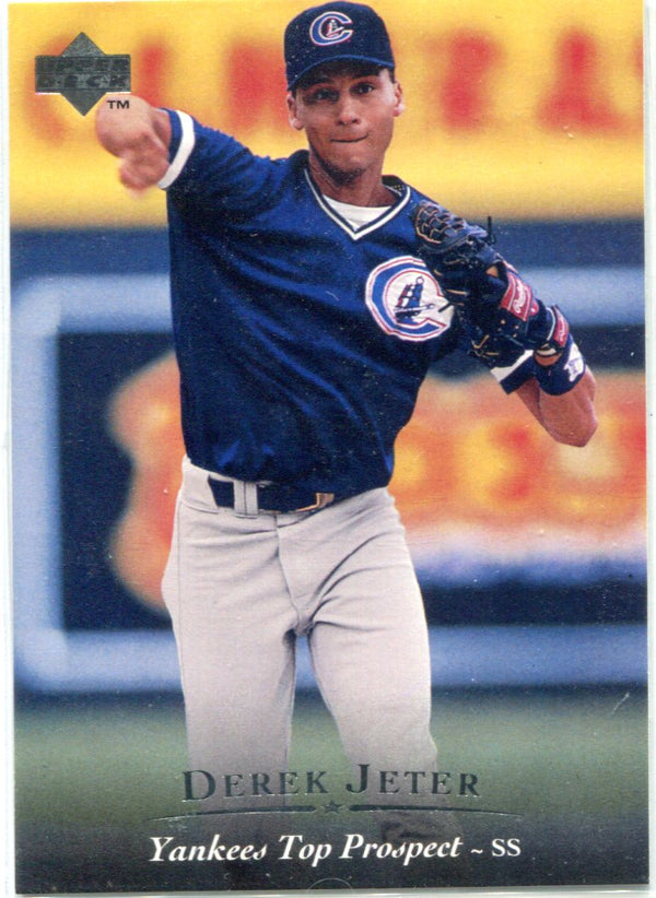 Derek Jeter 1994 Upper Deck Top Prospects Unsigned Card