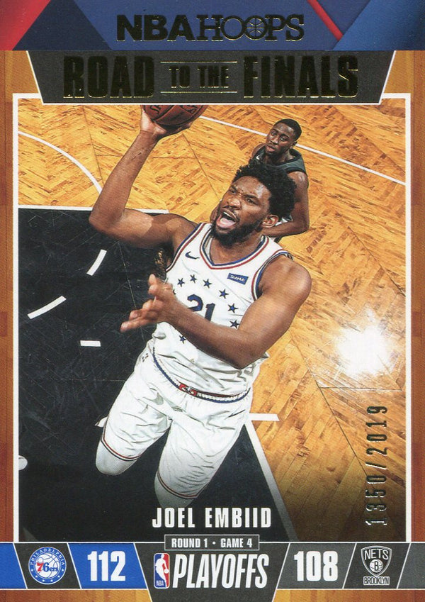 Joel Embiid 2019-20 Panini NBA Hoops Road to the Finals Card 1350/2019