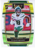 Elijah Moore 2021 Panini Select Die Cut Prizm Rookie Card #56