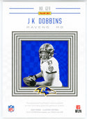 JK Dobbins 2020 Panini Illusions Great Expectations Rookie Patch Card #GE9