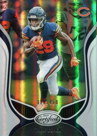 Tarik Cohen 2019 Panini Certified Card