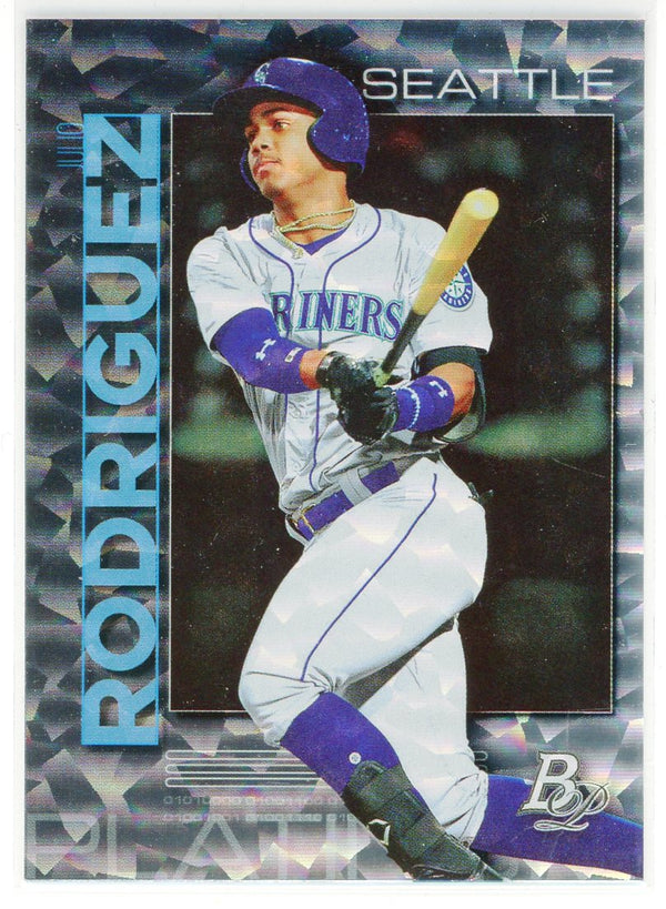 Julio Rodriguez 2020 Bowman Platinum Cracked Ice Rookie Card #TOP-94