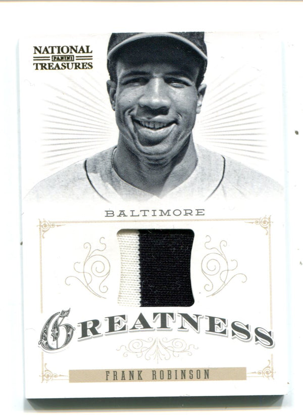 Frank Robinson 2021 Panini National Treasures Greatness Jersey Card #13   /25