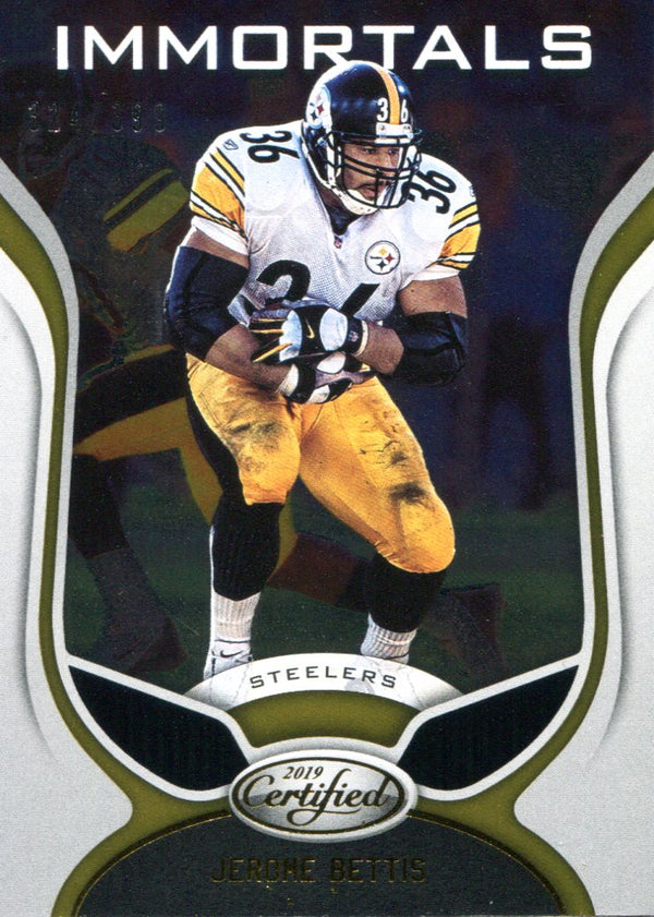 Jerome Bettis 2019 Panini Certified Immortals Insert Card