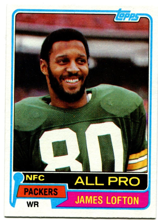 James Lofton 1981 Topps All Pro #430