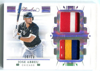 Jose Abreau 2021 Panini Flawless #DPJA Patch Card /20