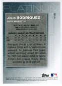 Julio Rodriguez 2020 Bowman Platinum Cracked Ice Rookie Card #TOP-94