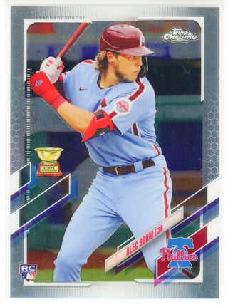 Alec Bohm 2021 Topps Chrome Rookie Card #119