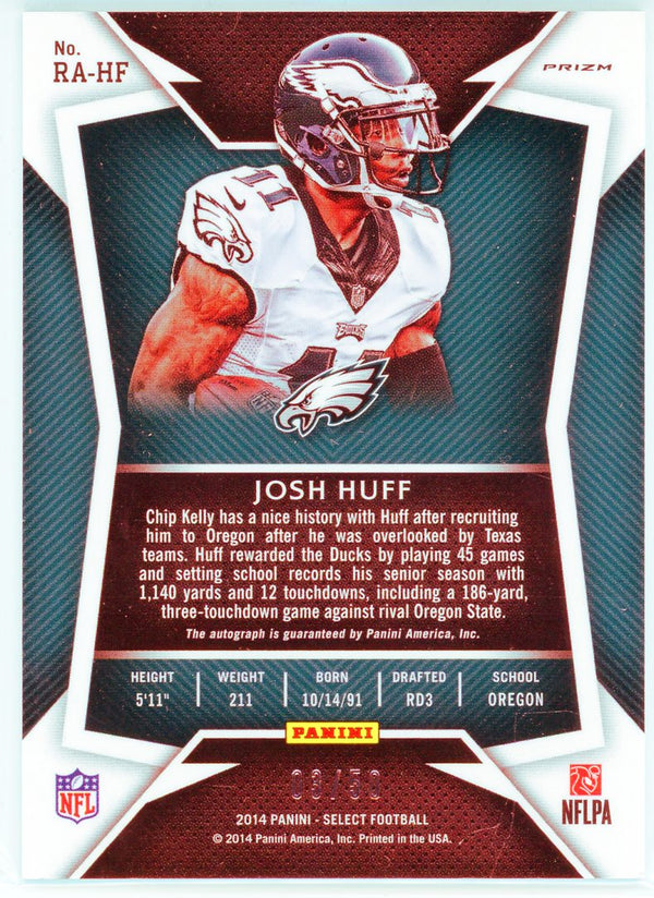 Josh Huff Autographed 2014 Panini Select Rookie Prizm Card #RA-HF