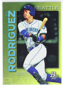 Julio Rodriguez 2020 Bowman Platinum Chartreuse Rookie Card #TOP-94