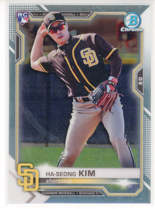 Ha-Seong Kim 2021 Bowman Chrome Rookie Card #97