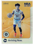 Ja Morant 2019-20 Panini NBA Hoops Premium Stock Arriving Now Card #12