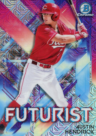 Austin Hendrick 2021 Bowman Chrome Card