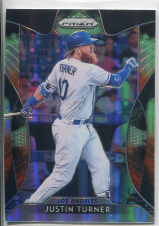 Justin Turner 2019 Panini Prizm Cosmic Haze Card