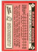 Barry Bonds 1986 Topps Rookie Card #111