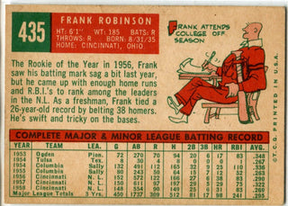 Frank Robinson 1959 Topps Card #435