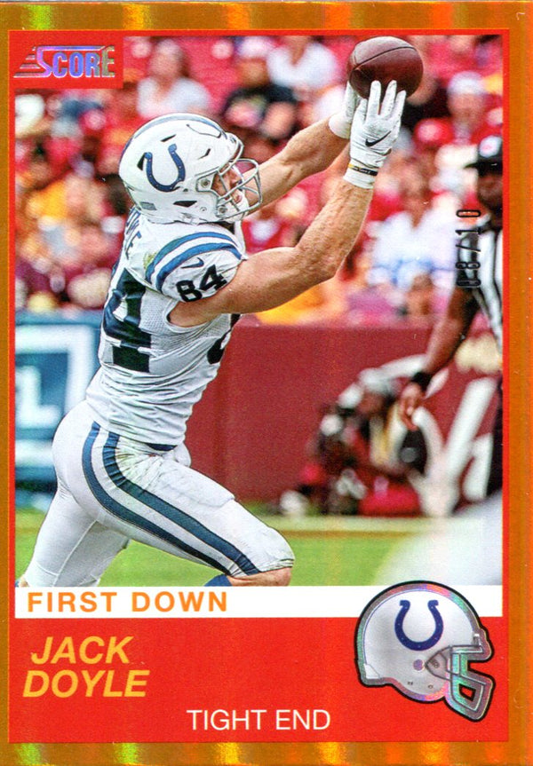 Jack Doyle 2019 Panini Score First Down Insert Card