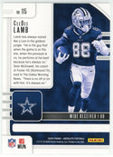 CeeDee Lamb 2020 Panini Absolute Rookie Card #115