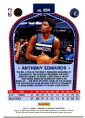 Anthony Edwards Panini Chronicles Marquee Rookie Card #254