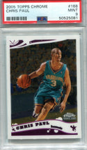 Chris Paul 2005 Topps Chrome #168 (PSA Mint 9) Card