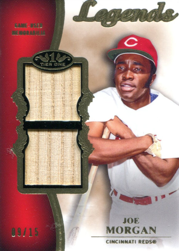 Joe Morgan Topps Wood Bat Card #9/15