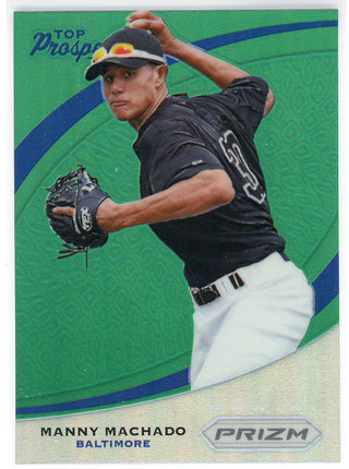 Many Machado 2013 Panini Prizm Green Top Prospect Rookie Card #TP7