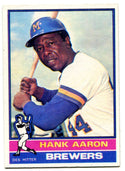 Hank Aaron 1976 Topps Card #550