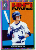 Bobby Witt Jr Bowman Chrome Hi Fi Futures 2022 Rookie Card