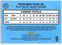 Fernando Tatis Jr. Autographed 2020 Panini Donruss Card #86S-FTJ