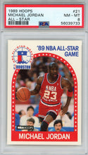 Michael Jordan 1989 Hoops All-Star Card #21 (PSA)