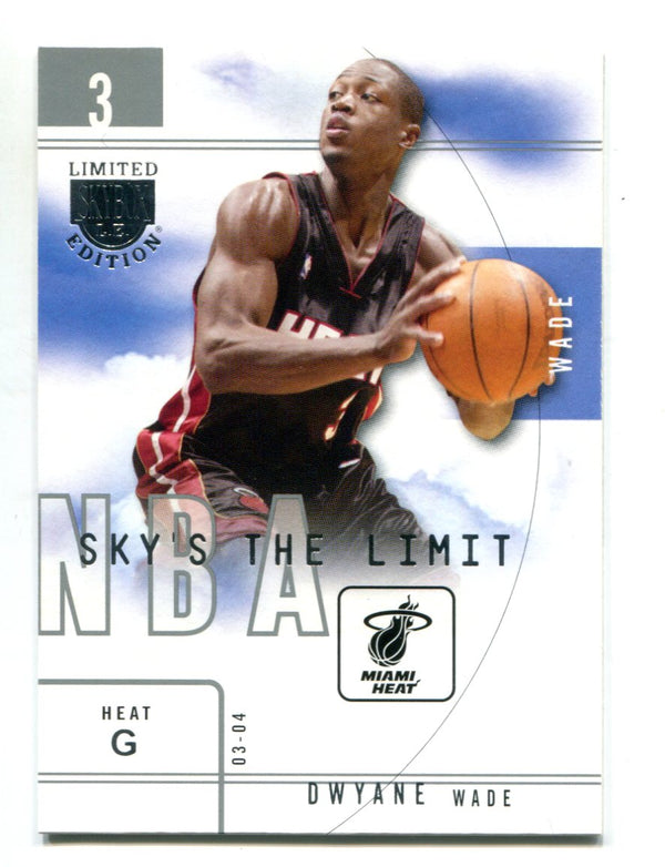 Dwyane Wade 2003-04 Fleer Skybox Sky`s The Limit #20 RC