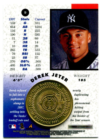 1998 Derek Jeter Pinnacle Collection #9