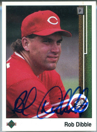 Rob Dibble Autographed Upper Deck Card