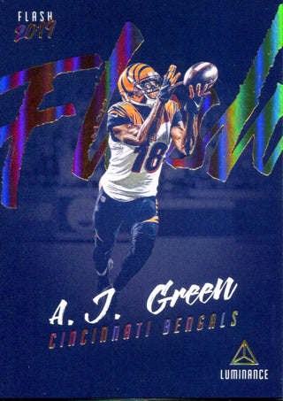 AJ Green 2019 Panini Luminance Flash Insert Card