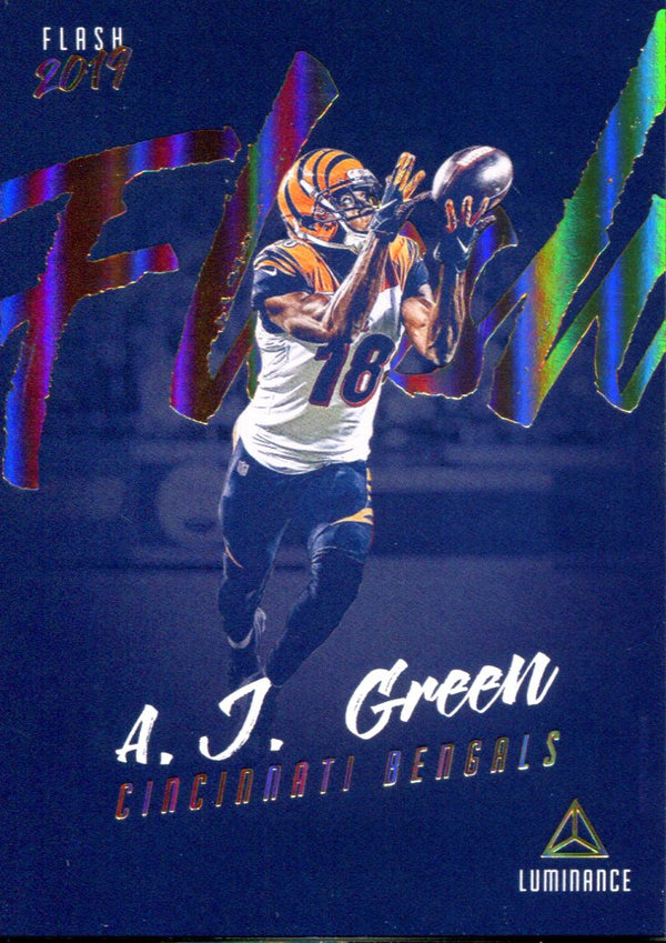 AJ Green 2019 Panini Luminance Flash Insert Card