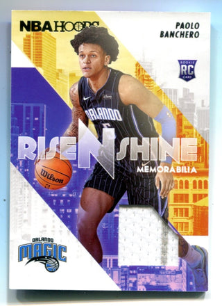 Paolo Banchero 2022-23 NBA Hoops Rise N Shine Jersey Card #RSPBO