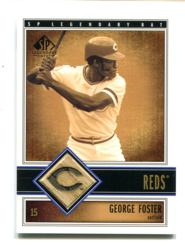 George Foster 2002 Upper Deck SP Legendary Bat Card #BGF0