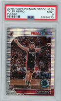 Tyler Herro 2019 Panini NBA Hoops #210 Pulsar (PSA Mint 9) RC