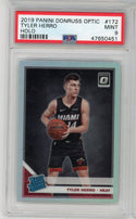 Tyler Herro 2019 Panini Donruss Optic #172 (PSA Mint 9) Holo RC