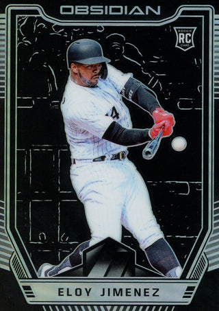 Eloy Jimenez 2019 Panini Obsidian Rookie Card