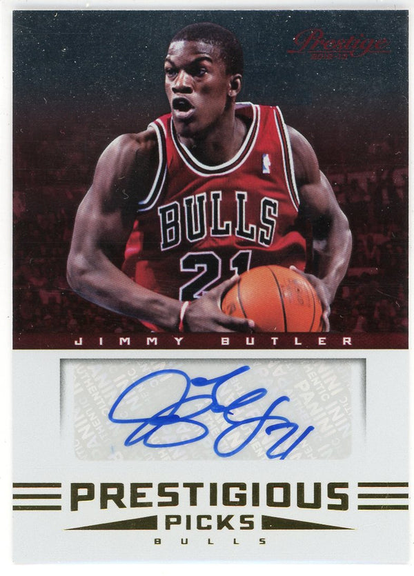 Jimmy Butler Autographed 2012-13 Prestige Prestigious Picks Rookie Card #27