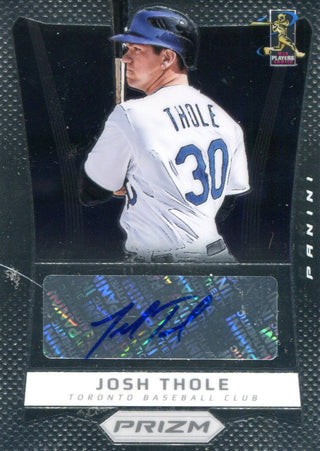 Josh Thole Autographed Panini Card